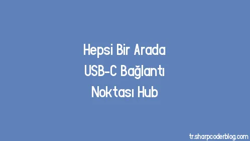 Hepsi Bir Arada USB-C Bağlantı Noktası Hub - Thumbnail