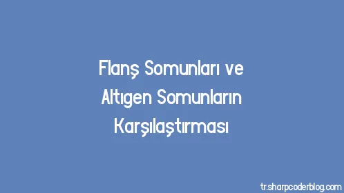 Flanş Somunları ve Altıgen Somunların Karşılaştırması - Thumbnail