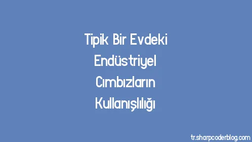 Tipik Bir Evdeki Endüstriyel Cımbızların Kullanışlılığı - Thumbnail