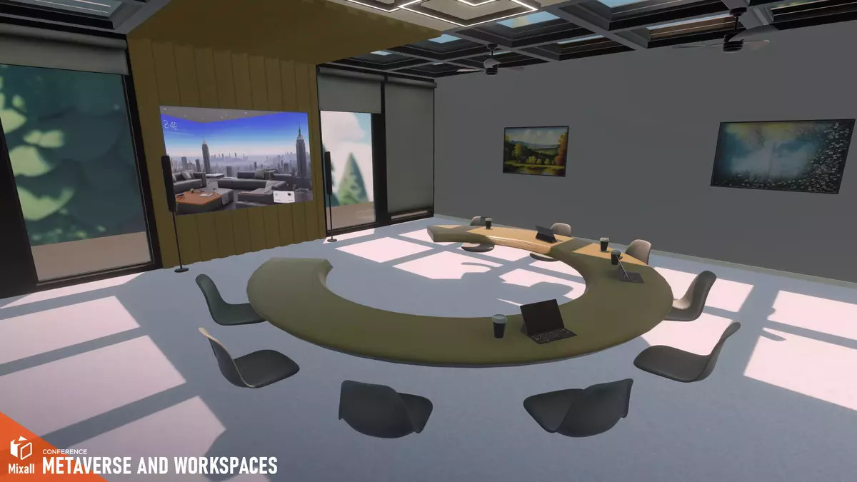 Metaverse ve Çalışma Alanları - Konferans - Unity Asset Store Paketi.