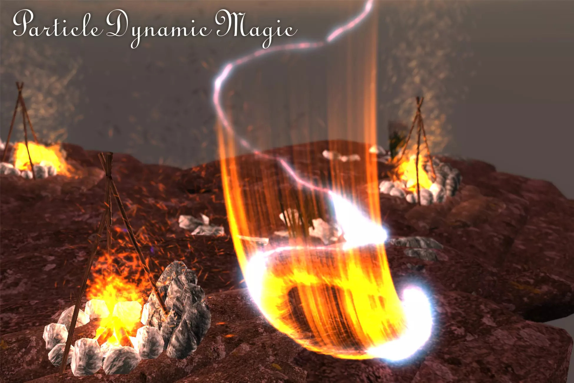 Particle Dynamic Magic 2: Çıkartma, Spline, Yapay Zeka Parçacıkları ve dinamikleri