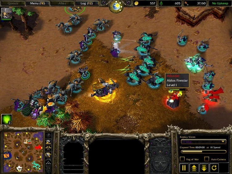 Warcraft 3 oynanış ekran görüntüsü